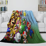 Load image into Gallery viewer, Game Super Mario Blanket Flannel Throw Kids Room Decoration