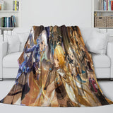 Charger l&#39;image dans la visionneuse de la galerie, Genshin Impact Blanket Flannel Fleece Pattern Throw Room Decoration