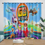Load image into Gallery viewer, Go Jetters Curtains Pattern Blackout Window Drapes