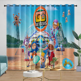Load image into Gallery viewer, Go Jetters Curtains Pattern Blackout Window Drapes