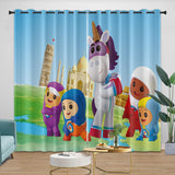 Load image into Gallery viewer, Go Jetters Curtains Pattern Blackout Window Drapes