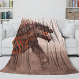 Charger l'image dans la visionneuse de la galerie, Godzilla Blanket Flannel Fleece Throw Kids Room Decoration