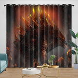 Load image into Gallery viewer, Godzilla Curtains Blackout Window Drapes Room Decoration