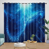 Load image into Gallery viewer, Godzilla Curtains Blackout Window Drapes Room Decoration