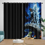 Load image into Gallery viewer, Godzilla Curtains Blackout Window Drapes Room Decoration