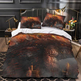 Load image into Gallery viewer, Godzilla Duvet Cover Pattern Bedding Set Without Filler