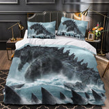Load image into Gallery viewer, Godzilla Duvet Cover Pattern Bedding Set Without Filler