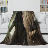 Charger l&#39;image dans la visionneuse de la galerie, Godzilla Minus One Blanket Flannel Fleece Throw Room Decoration