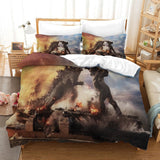 Charger l&#39;image dans la visionneuse de la galerie, Godzilla X Kong The New Empire Bedding Set Duvet Cover Without Filler