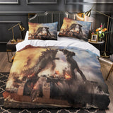 Charger l&#39;image dans la visionneuse de la galerie, Godzilla X Kong The New Empire Bedding Set Duvet Cover Without Filler