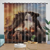 Charger l&#39;image dans la visionneuse de la galerie, Godzilla X Kong The New Empire Curtains Blackout Window Drapes