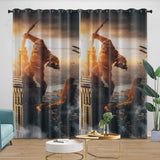 Charger l&#39;image dans la visionneuse de la galerie, Godzilla X Kong The New Empire Curtains Blackout Window Drapes