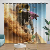 Charger l&#39;image dans la visionneuse de la galerie, Godzilla X Kong The New Empire Curtains Blackout Window Drapes