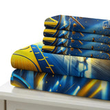 Charger l&#39;image dans la visionneuse de la galerie, Golden State Warriors Bedding Set Duvet Cover Without Filler