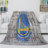 Load image into Gallery viewer, Golden State Warriors Blanket Flannel Fleece Throw Room Decoration