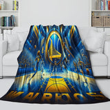 Load image into Gallery viewer, Golden State Warriors Blanket Flannel Fleece Throw Room Decoration