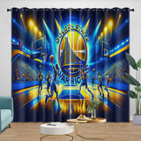 Load image into Gallery viewer, Golden State Warriors Curtains Blackout Window Drapes Room Decoration