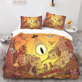 Charger l&#39;image dans la visionneuse de la galerie, Gravity Falls Bill Cipher Bedding Set Quilt Cover Without Filler