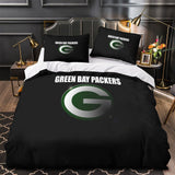 Charger l&#39;image dans la visionneuse de la galerie, Green Bay Packers Bedding Set Duvet Cover Without Filler