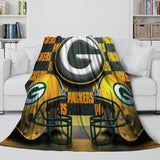 Load image into Gallery viewer, Green Bay Packers Blanket Flannel Fleece Throw Room Decoration