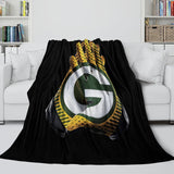 Load image into Gallery viewer, Green Bay Packers Blanket Flannel Fleece Throw Room Decoration