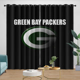 Load image into Gallery viewer, Green Bay Packers Curtains Blackout Window Drapes Room Decoration