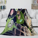 Load image into Gallery viewer, Green Lantern Blanket Flannel Throw Kids Room Decoration