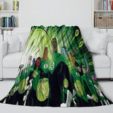 Load image into Gallery viewer, Green Lantern Blanket Flannel Throw Kids Room Decoration