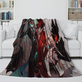 Charger l&#39;image dans la visionneuse de la galerie, Hazbin Hotel Blanket Flannel Fleece Throw Room Decoration