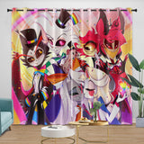 Load image into Gallery viewer, Hazbin Hotel Curtains Blackout Window Drapes