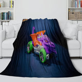 Charger l&#39;image dans la visionneuse de la galerie, Hot Wheels Blanket Flannel Kids Room Throw