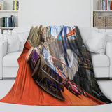 Charger l&#39;image dans la visionneuse de la galerie, Hot Wheels Blanket Flannel Kids Throw Room Decoration