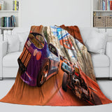 Charger l&#39;image dans la visionneuse de la galerie, Hot Wheels Blanket Flannel Kids Throw Room Decoration