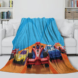 Charger l&#39;image dans la visionneuse de la galerie, Hot Wheels Blanket Flannel Kids Throw Room Decoration