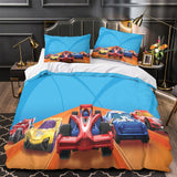 Load image into Gallery viewer, Hot Wheels Duvet Cover Kids Bedding Sets Without Filler
