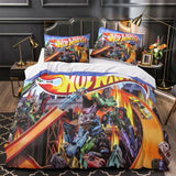 Load image into Gallery viewer, Hot Wheels Duvet Cover Pattern Bedding Set Without Filler