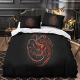 Charger l&#39;image dans la visionneuse de la galerie, House of the Dragon Bedding Set Duvet Cover Without Filler