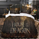 Charger l&#39;image dans la visionneuse de la galerie, House of the Dragon Bedding Set Duvet Cover Without Filler