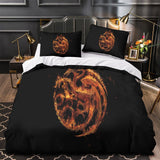 Charger l&#39;image dans la visionneuse de la galerie, House of the Dragon Bedding Set Duvet Cover Without Filler