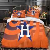 Charger l&#39;image dans la visionneuse de la galerie, Houston Astros Bedding Set Quilt Cover Without Filler