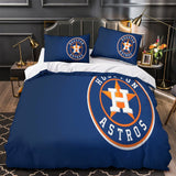 Charger l&#39;image dans la visionneuse de la galerie, Houston Astros Bedding Set Quilt Cover Without Filler