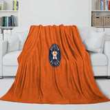 Load image into Gallery viewer, Houston Astros Blanket Flannel Throw Room Decoration