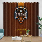 Load image into Gallery viewer, Houston Dynamo Curtains Blackout Window Drapes Room Decoration