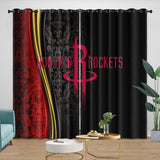 Load image into Gallery viewer, Houston Rockets Curtains Blackout Window Drapes Room Decoration