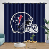 Load image into Gallery viewer, Houston Texans Curtains Blackout Window Drapes Room Decoration