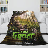 Load image into Gallery viewer, I Am Groot Blanket Flannel Throw Room Decoration