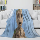 Load image into Gallery viewer, I Am Groot Blanket Flannel Throw Room Decoration