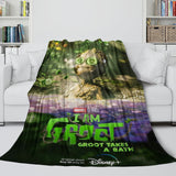 Load image into Gallery viewer, I Am Groot Blanket Flannel Throw Room Decoration