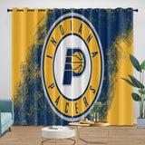 Load image into Gallery viewer, Indiana Pacers Curtains Blackout Window Drapes Room Decoration