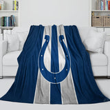 Charger l&#39;image dans la visionneuse de la galerie, Indianapolis Colts Blanket Flannel Fleece Throw Room Decoration